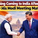 Xi Jinping and PM Modi shake hands as Xi Jinping prepares to visit India after seven years