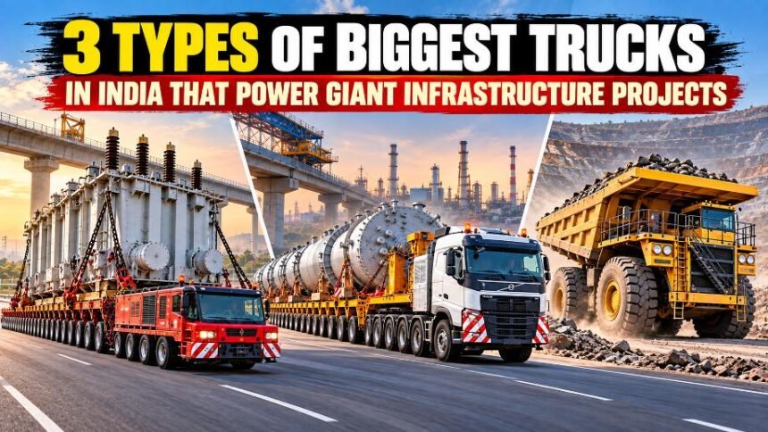 3 Types of Biggest Trucks in India That Power Giant Infrastructure Projects