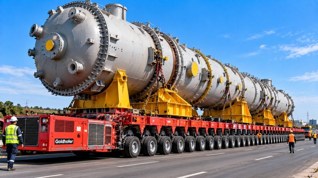 SPMT – A Truck With Hundreds of Wheels