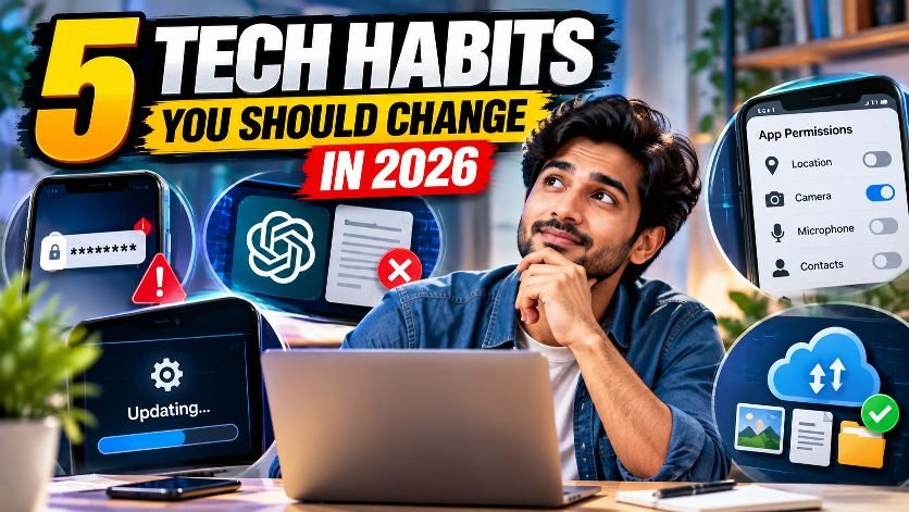 5 Tech Habits You Should Change in 2026